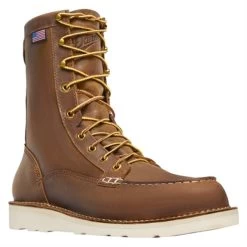Front Page 35 Men's Danner 8" Bull Run Steel Toe Boots