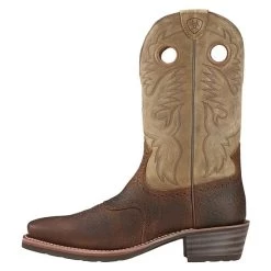 Men's Ariat 12" Heritage Roughstock Boots -Professional work boot store 1 650 ariat 12 heritage roughstock earth brown bomber