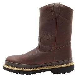Men's Georgia 11" Giant Wellington Pull-On Steel Toe Boots 9 Men's Georgia 11" Giant Wellington Pull-On Steel Toe Boots -Professional work boot store 2 650 georgia 11 giant wellington pull on steel toe soggy brown