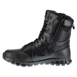 Men's Reebok 8" Sublite Cushion Tactical Side-Zip Boots -Professional work boot store 2 650 reebok 8 sublite cushion tactical side zip black